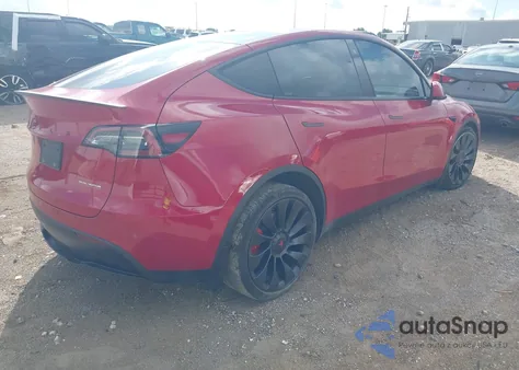 2023 Tesla Model Y Performance Dual Motor All-Wheel Drive из США, поврежденный, VIN 7SAYGDEF5PF786749